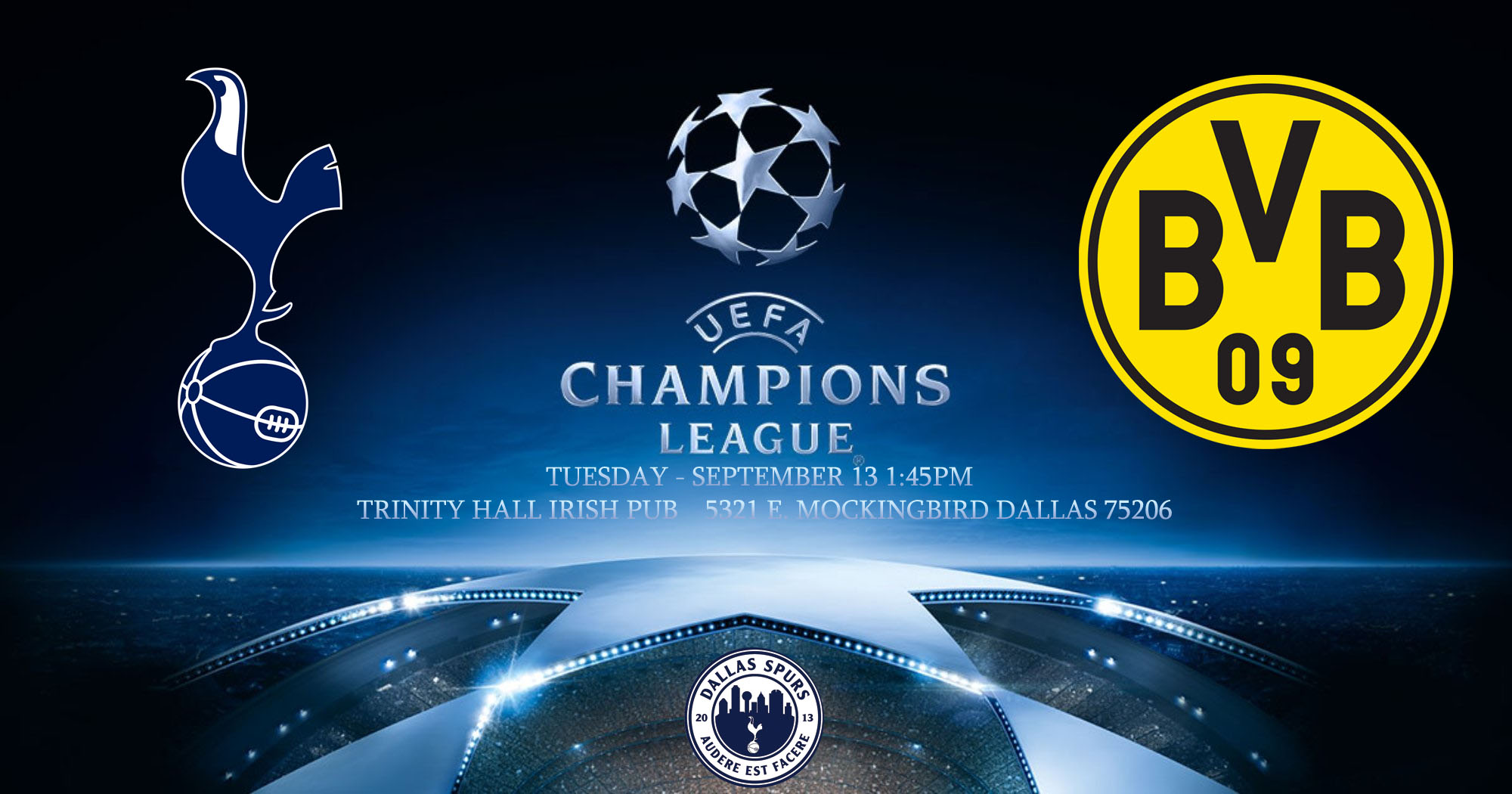 Tottenham Vs Borussia Dortmund in the 